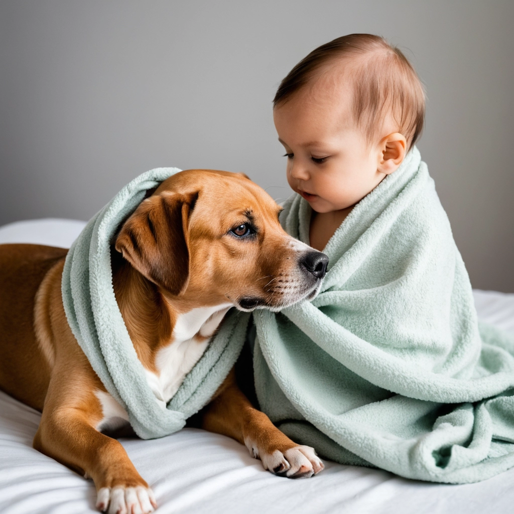 Cães e Bebês Cachorro Novo na Família