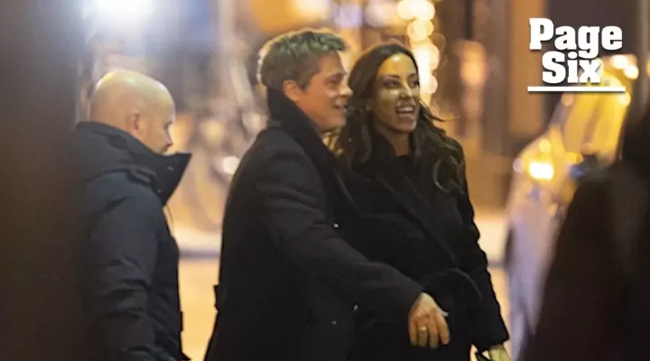 Brad Pitt e Ines De Ramon Festejam Aniversário na Cidade Luz