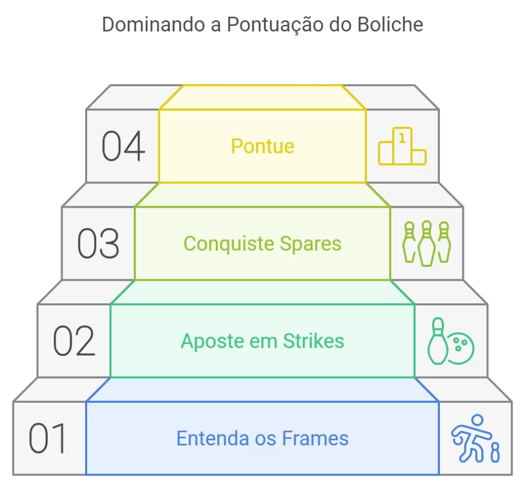 dominando a pontuação do boliche