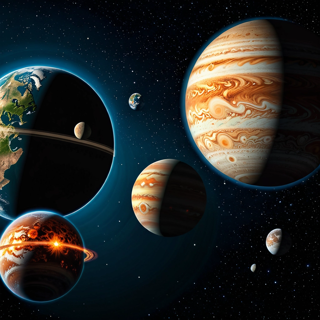 Diferenças entre Planetas Rochosos e Gasosos