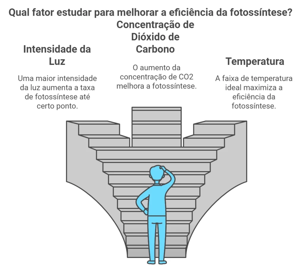 qual fator estudar para melhorar a eficiência da fotossíntese