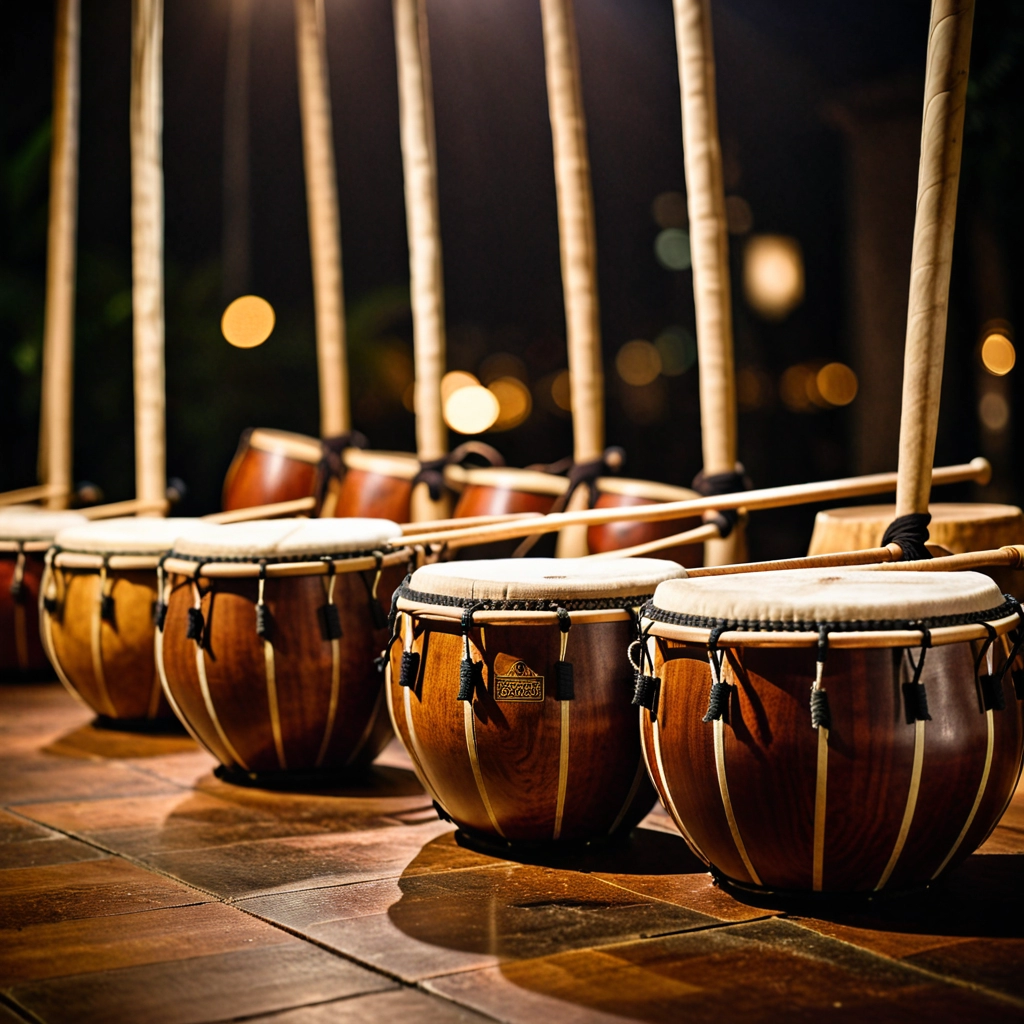 instrumentos usados na capoeira